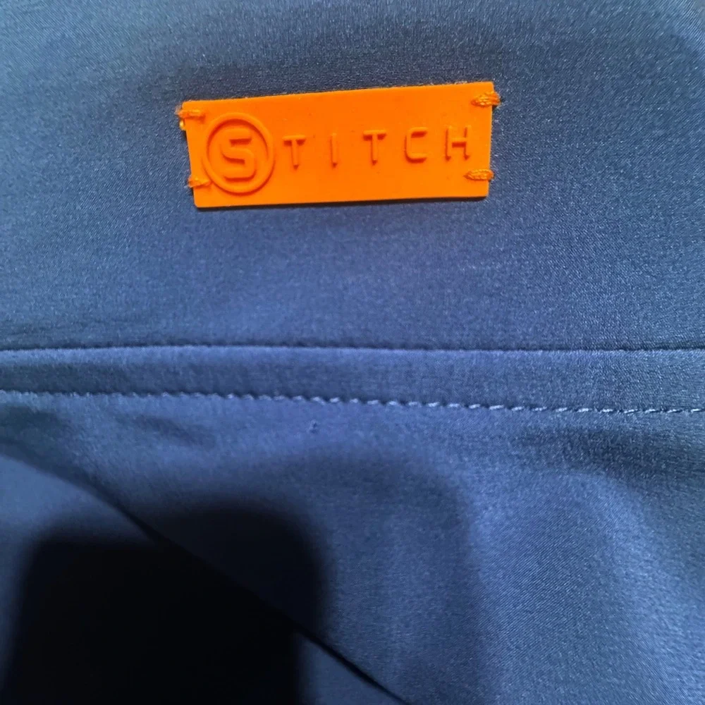 Stitch Golf Vest Mens Large Blue Full Zip SWS Weather System 211SA Performance